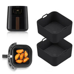 Moule de friteuse à Air en Silicone de 17cm, pour Philips HD9252 HD9200 HD9255, accessoires de friteuse à Air, compatibilité 4-5l