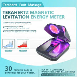 Terahertz Bio Energy Gyromagnetic Frequency Rehabilitation Therapy Machine Electric Timed Light Therapy Foot Massager Machine
