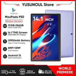 Global Firmware 14 Inch Large Screen Android 12 Tablet PC 12+256GB Phone Call 5G WIFI tablet Планшет For Music Sheets