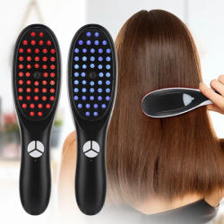 Electric Spray Massage Comb with LED - Vibration Head Massager Brush for Hair Growth Anti-Hair Loss Scalp Liquid Atomizing Comb