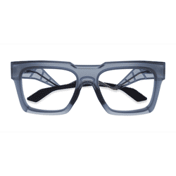 Unisex s square Matte Transparent Abyss Eco Friendly,Metal,Plastic Prescription eyeglasses - Eyebuydirect s Oakley OX8190 Enigma Ink