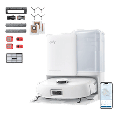 eufy Robot Vacuum Omni E25 White with Accessory Kit