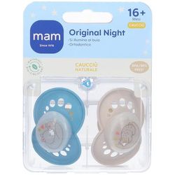 Mam Succhietto Original Night 16+ Bio-Circolare Caucciu Confezione Dop