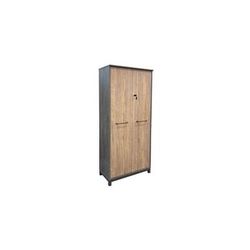 Contrasts Rustic 73"H 2-Door Storage Cabinet
