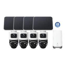 eufyCam S4 4-Cam Kit + 1 TB Hard Drive White