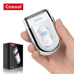 Cosoul Shaver for Men Portable Electric Shaver Small Foil Shaver Travel Powerful Beard Shaving Machine Electric Razor