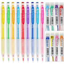 PILOT Colored Lead Mechanical Pencil,HCR-197 0.7mm Erasable Pencil for coloring, hand-drawn,diary, girlish,painting 펜슬 papelería