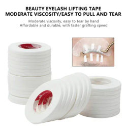 10 Rolls Adhesive Eyelash Tapes 4mm Individual Lashes Extension Tools Medical Tape for Long Curly Eyelashes makeup tools