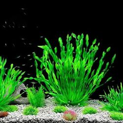 Artificial Aquarium Plants With Ceramic Base For Fish Tanks 40 Cm (15.75 In)