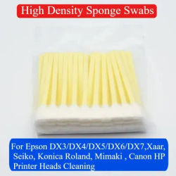 Printhead Cleaning Swab Stick Foam Printer Clean Sponge Kit For Epson Roland Mimaki Mutoh HP Canon Clean Sponge DTF Solvent Ink