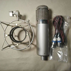 Professional DIY-U47 Condenser microphone, suitable for professional recording studios, singing and live streaming