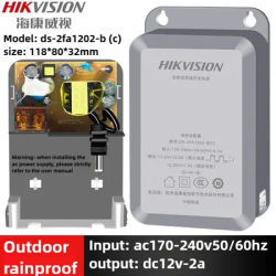 HIKVISION 12v 2A Camera Power, Security Protection Video Surveillance CCTV Accessories,alimentation 12v Outdoor Waterproofing