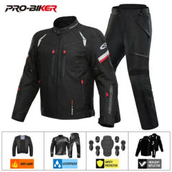 100% Waterproof Motorcycle Jacket Man Chaqueta Moto Wearable Riding Racing Moto Protection Motocross Pants With CE Protrctor