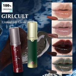 Girlcult Unreal Lip Gloss-4 Shades,Iridescent Glossy Texture,Moisturizing Non-Sticky,Gradient Lips Friendly,Holiday Season,Party