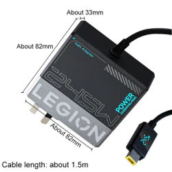 Lenovo chargeur ultra-rapide chargeur pour ordinateur portable Lenovo Legion 245W adaptateur secteur en nitrure de gallium chargeur d'ordinateur universel câble type-c à C adapté aux téléphones Legion