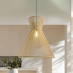 Isla | Hemp Rope Chandelier | Small / Warm White (3000k) | Bedroom Lighting | Living Room Lighting | MOD LIGHTING