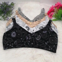 Soutien-gorge sans fil en coton pour femmes, grande tasse, couverture complète, sous-vêtements doux avec confort quotidien, 54F 52F 50F 48F 46F 44F 54E 52E 50E C30