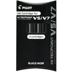 Cartouches Dencre Pour Stylo Roller V5/v7 Noir - Pilot