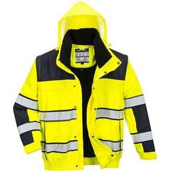 Blouson Haute-visibilité 3 En 1 C466 Noir/jaune M - Portwest