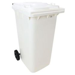 poubelle full color - 240 l - blanc - manutan