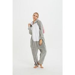 Costume da band di animali Pigiama Kigurumi Costume di fantasia Pigiami e camicie da notte Fantasia animale Coniglio Coniglietto Caldo Costume Divertente Comodo Bambini Adulti Unisex Uomini e Donne