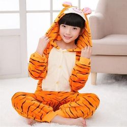 Costume da band di animali Pigiama Kigurumi Costume di fantasia Costume tutina Fantasia animale Mostri Maiale Caldo Costume Divertente Comodo Bambini Unisex Ragazzi e Ragazze Halloween Carnevale