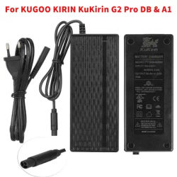 Chargeur d'origine 54.6V 2A pour Scooter électrique KUGOO KIRIN KuKirin G2 Pro DB & A1 avec prise US/EU/UK, connecteur CQ de remplacement
