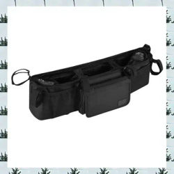 ABLG Double Baby Stroller Organizer For Bob Duallie And Baby Jogger City Mini GT2 Featuring 2 Cooler Storage Pockets