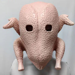 Funny Chicken Turkey Mask Animal Latex Head Cover Adult Halloween Cosplay Costume Carnival Party Dress Up Props Helmets