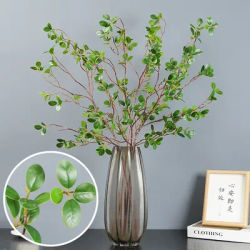 Fleurs de Cuir oral elu de Milan, Plantes Vertes, Simulation Tactile, Décoration de la Maison, Salon, Jardin, ACH Paysager, 106cm, Nouveau, 1 Pc, 2Pcs
