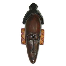 Ashanti wood mask, 'Doing My Part'
