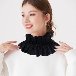 Vintage Rococò Vittoriano Collare staccabile Principessa Gentildonna Pizzo Costume Per donna Carnevale Halloween Fiera Rinascimentale Adulti