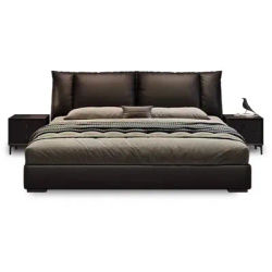 Modern Luxury Wooden Bedroom Furniture Soft Up-holstered Beds Super King Box Double Bed Frame Queen with Drawers Set Design 2026