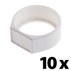 Neutrik XCR Ring White 10x