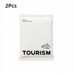 2Pcs Reusable Hand Roll Vacuum Bags Dustproof Space Saver Vacuum Compression Bag Portable Luggage Vacuum Storage Bag for Travel