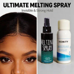 120ML Lace Melting Spray For Wigs Waterproof Strong Hold Invisible Hairline Fast Drying Wig Styling Spray For Lace Front Closure