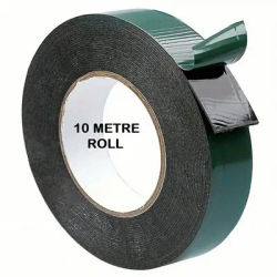Generic High Density Foam Insulation Tape, New Roll Black Super Strong Sticky Waterproof Adhesive Double Sided Foam Tape
