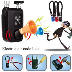 Password Anti-Theft Smart Bike Lock Wireless Remote Control Bluetooth-compatible Portable Bike Four-digit Password Lock