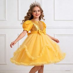 Principessa Vestito Costume Film Moda Tutù for Ragazze Bambini Halloween Settimana del libro Quotidiano Feste Anniversario