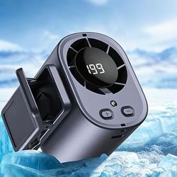 Ventilatore da auto con clip, ventilatore a ombrello, 199 velocità regolabili, portatile ricaricabile tramite USB, mini ventilatori personali per raffreddamento, ideali per ombrello, ufficio,