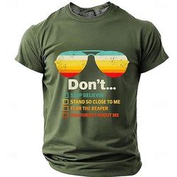 occhiali da sole retrò da uomo non smettere di credere stai così vicino temi il mietitore dimenticati di me testo della canzone opzione t-shirt grafica anni '70 '80 classic rock cultura pop nostalgico