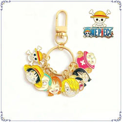 ONE PIECE Keychain Monkey D. Luffy Nami Anime Peripherals Bluetooth Headset Charm Delicate Fashion Toy Jewelry Gift for Friends