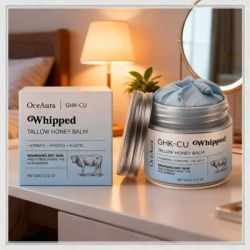 1/3/5pcs Copper Peptides GHK-Cu Beef Tallow for Skin Blue Balm Manuka Honey Face and Body Moisturizer for Mature Skin Care 60g