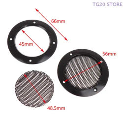 Grilles de protection rondes en maille de 2 pouces, 2 pièces, cercle de haut-parleurs Audio, couvercle de protection, accessoires pour haut-parleurs
