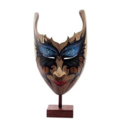 Wood mask, 'Queen of the Butterflies'