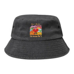 Couvre-chef d'été chaud Bad Bunny lavé Denim seau chapeau rue unisexe chapeau de soleil Panamka pliable casquette de pêche Sports de plein air