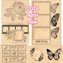2026 April new Cutting Stamps & Stencil Scrapbook Diary Decoration Stencil Embossing Template DIY Greeting Card Handmade