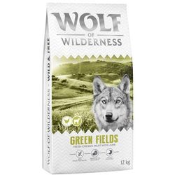 12kg New Recipe Green Fields Lamb Grain Free Wolf of Wilderness Dry Dog Food
