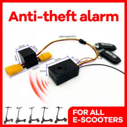 Universal Hidden Anti-theft Alarm Suitable for Electric Scooters, Bicycles, Power Outage Protection with Relay, Remote Control