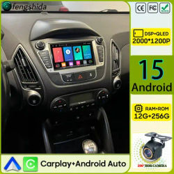 Autoradio Carplay pour Hyundai Tucson 2 LM IX35 2009-2015 Navigation GPS Android 15 Android Auto moniteur de voiture vidéo 4G No 2din DVD